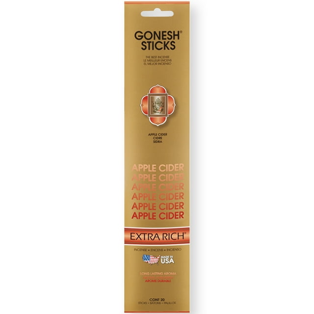 GONESH STICKS - Incense Perfumes Of Extra Rich: APPLE CIDER