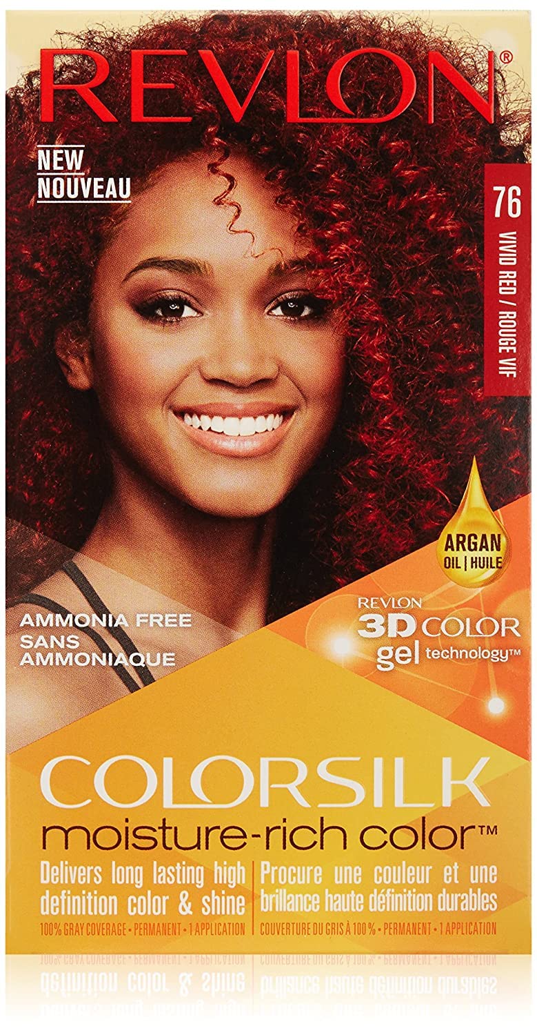 REVLON - ColorSilk Moisture-Rich Color #76 VIVID RED