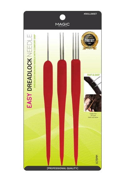 MAGIC COLLECTION - Easy DreadLock Needle TRIO SET (#SKILL08SET)