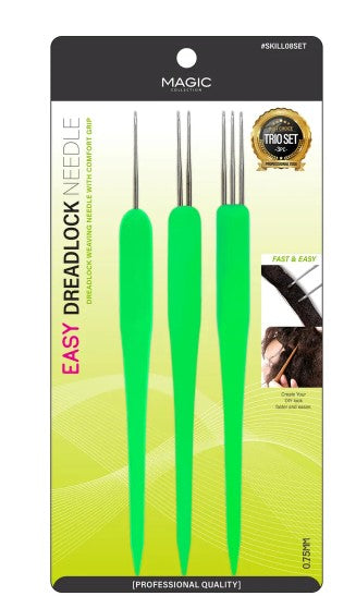 MAGIC COLLECTION - Easy DreadLock Needle TRIO SET (#SKILL08SET)