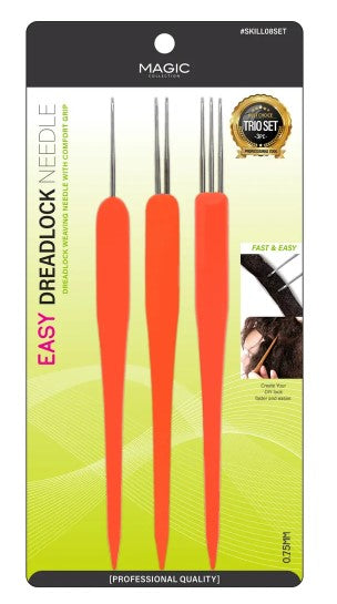 MAGIC COLLECTION - Easy DreadLock Needle TRIO SET (#SKILL08SET)