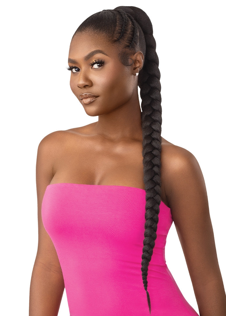 OUTRE - PRETTY QUICK - WRAP PONY - NATURAL BRAIDED PONYTAIL 32