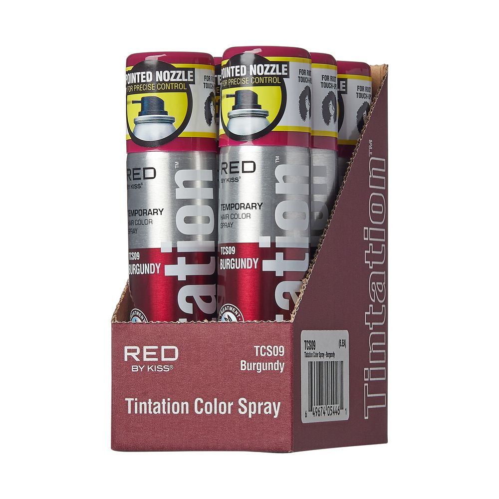 KISS - Tintation Colors & Care Temporary Hair Color Spray BURGUNDY