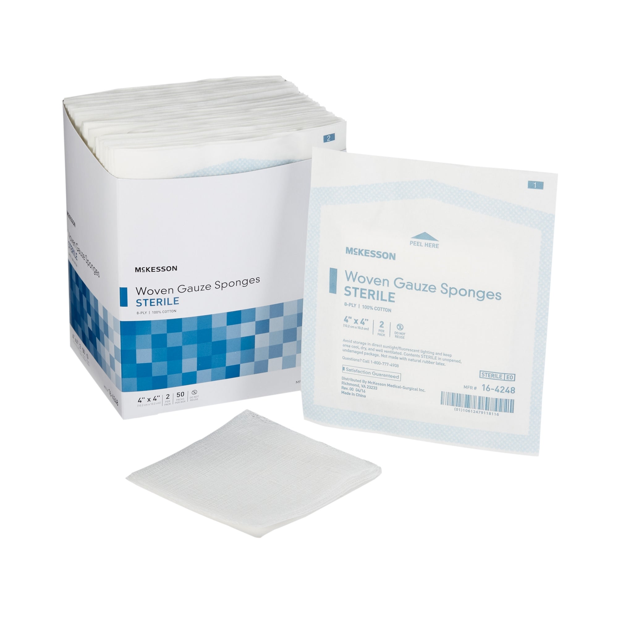 McKesson Sterile Gauze Sponge 4x4