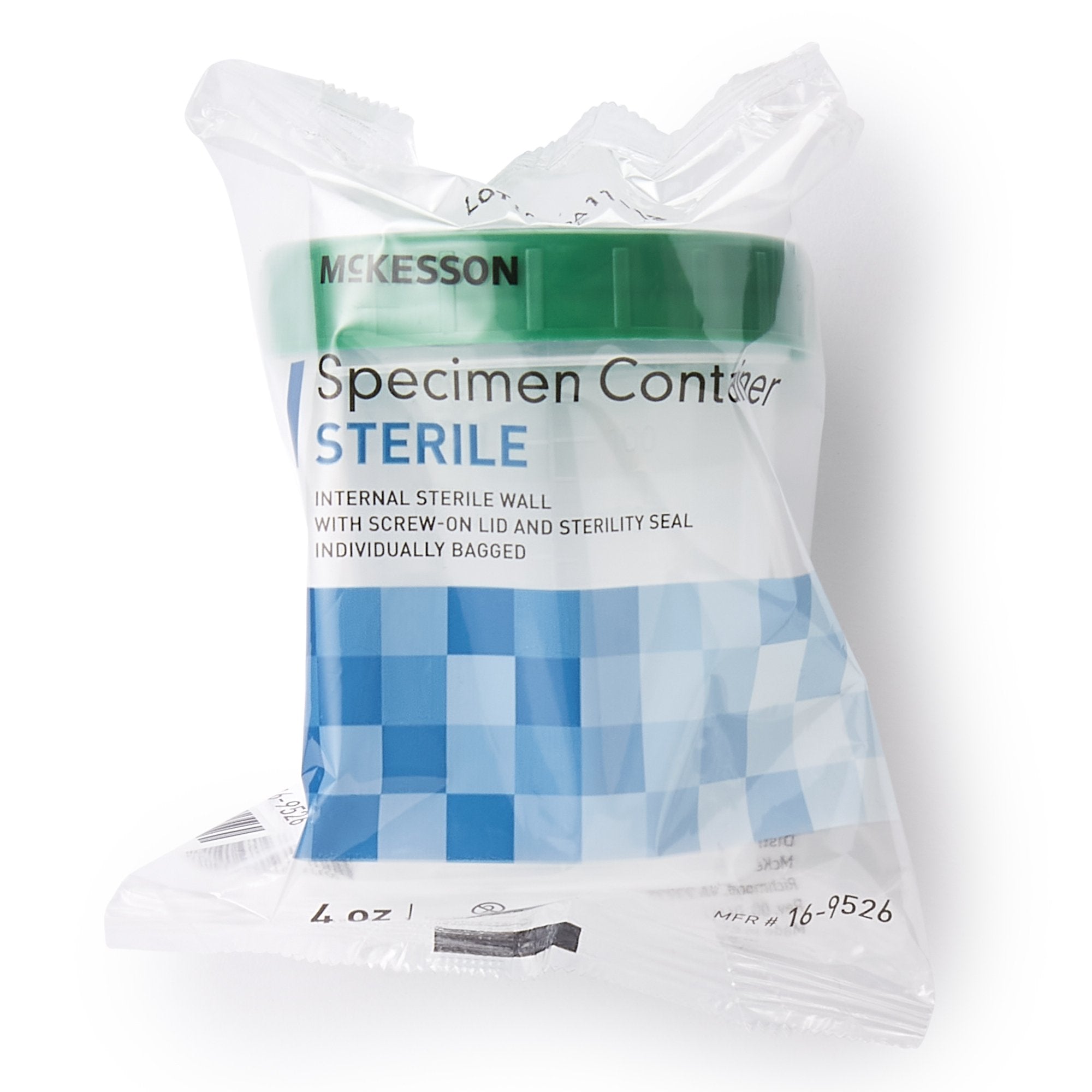 McKesson Specimen Container, Sterile Screw Cap, 120 mL - 100 Pack