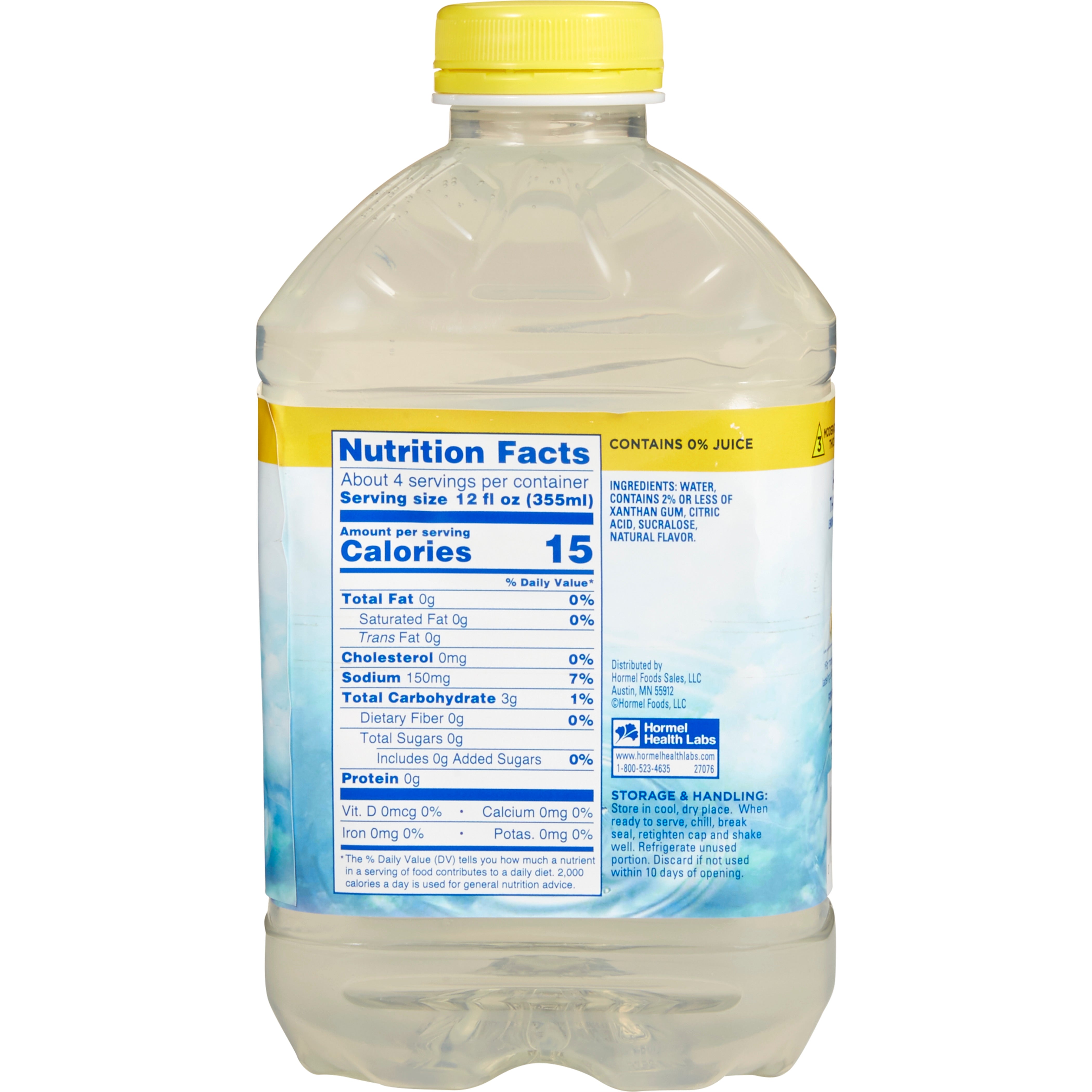 Thick & Easy? Hydrolyte? Lemon Flavored Thickened Water, 46 oz Bottle