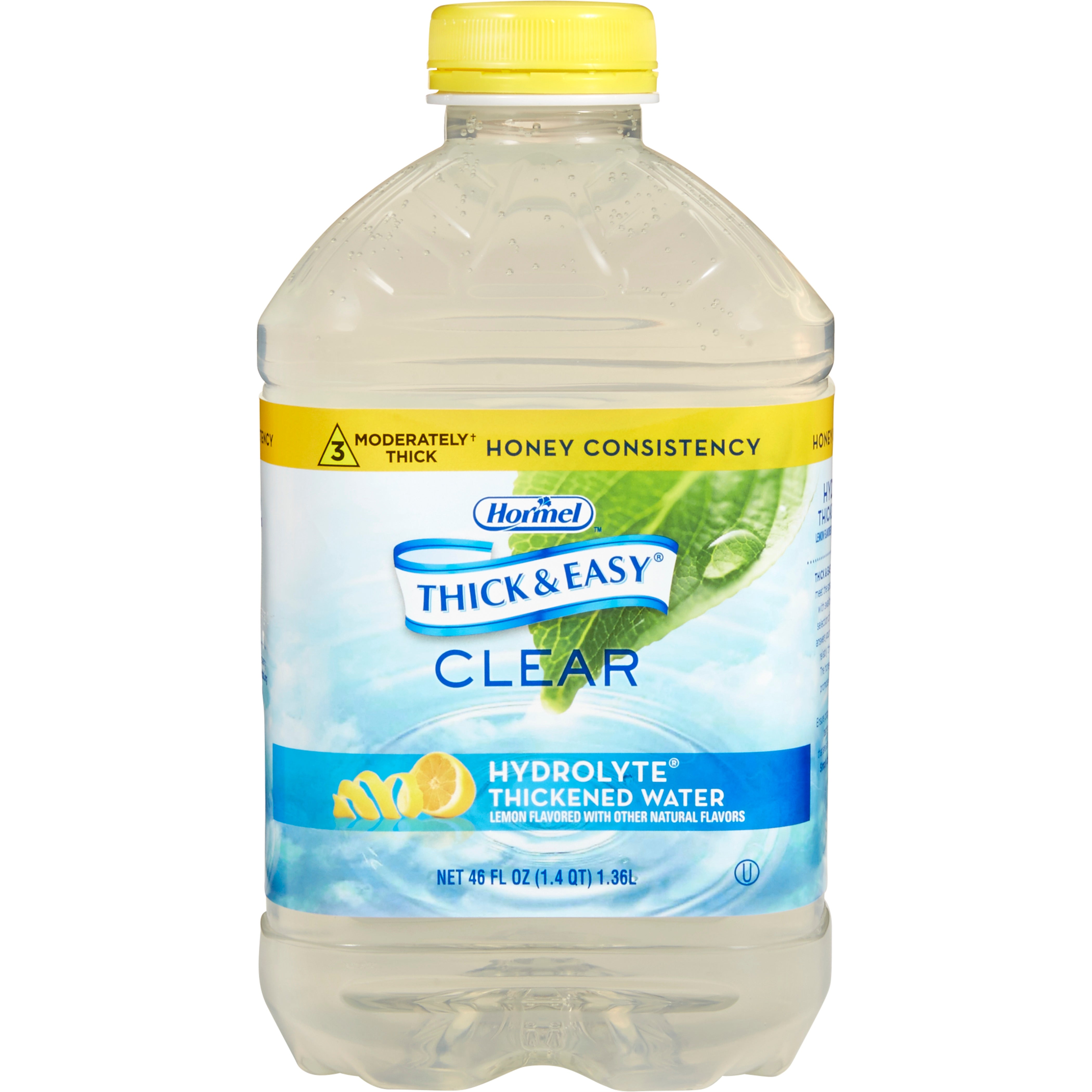 Thick & Easy? Hydrolyte? Lemon Flavored Thickened Water, 46 oz Bottle