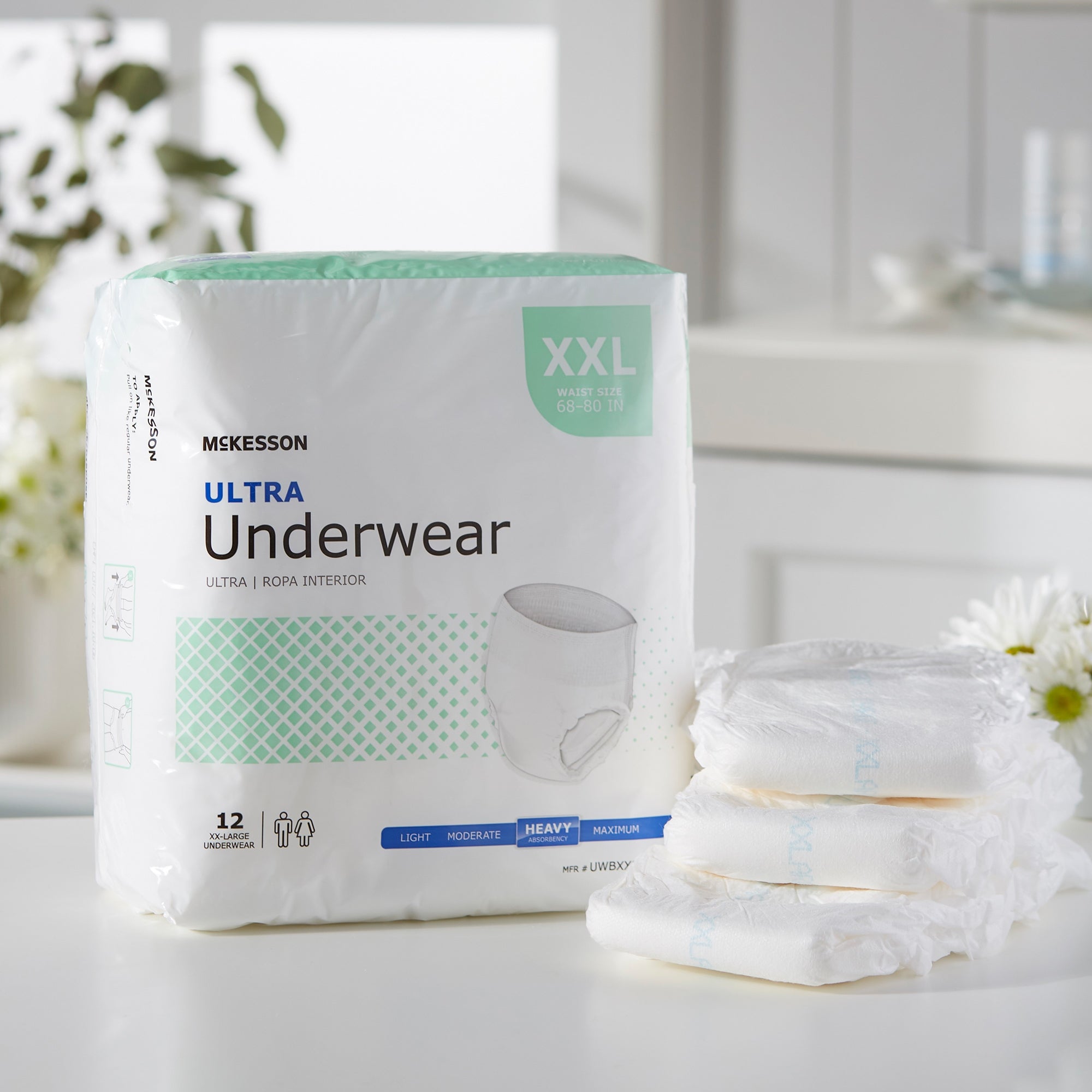 McKesson Ultra 2XL Heavy Absorbency Underwear - Comfort & Protection