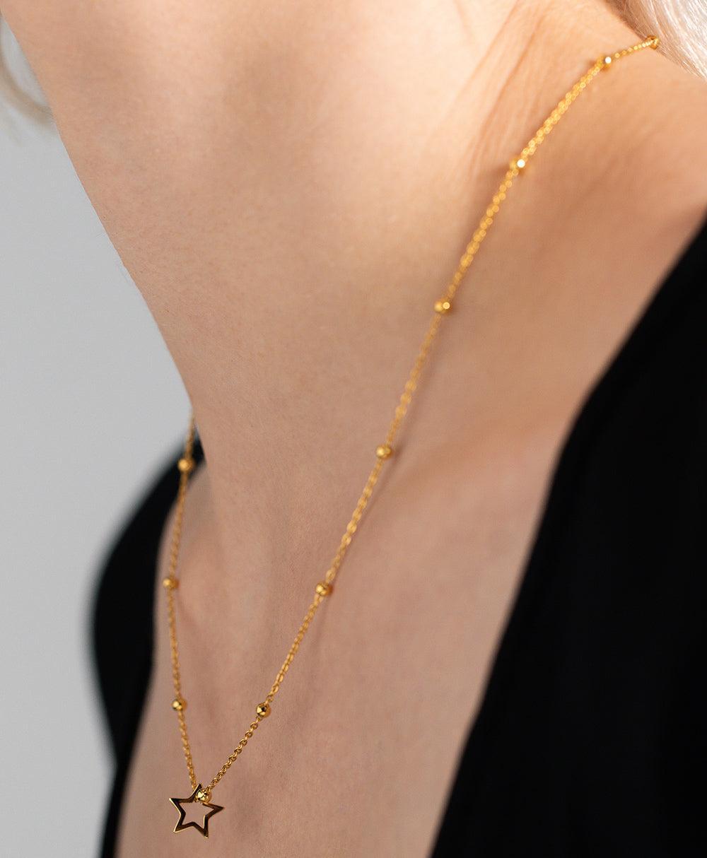 Eva Necklace 18ct Gold Plated