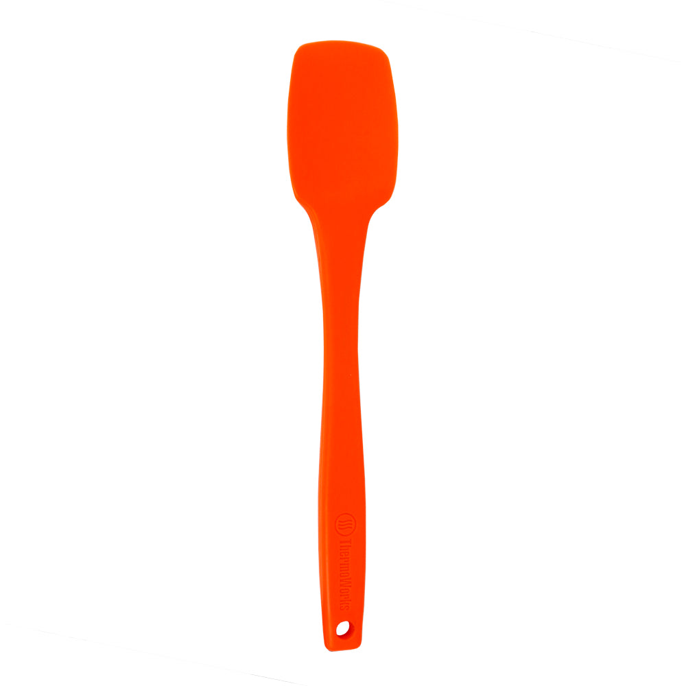 ThermoWorks Hi-Temp Silicone Spoonula 12.5 Inch Dishwasher Safe BPA Free Orange