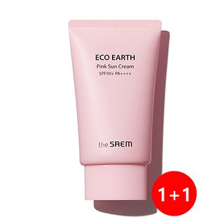 The Saem (1+1)eco Earth Power Pink Sun Cream