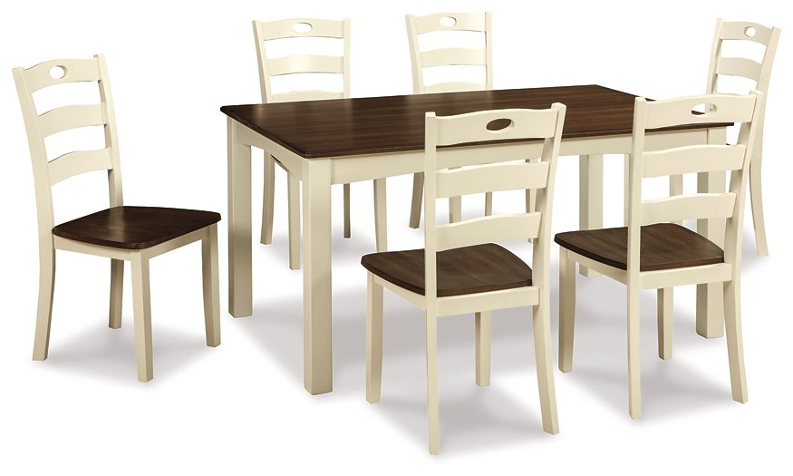 Woodanville Dining Table and Chairs (Set of 7)