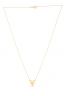 14K Gold Elongated Heart Necklace