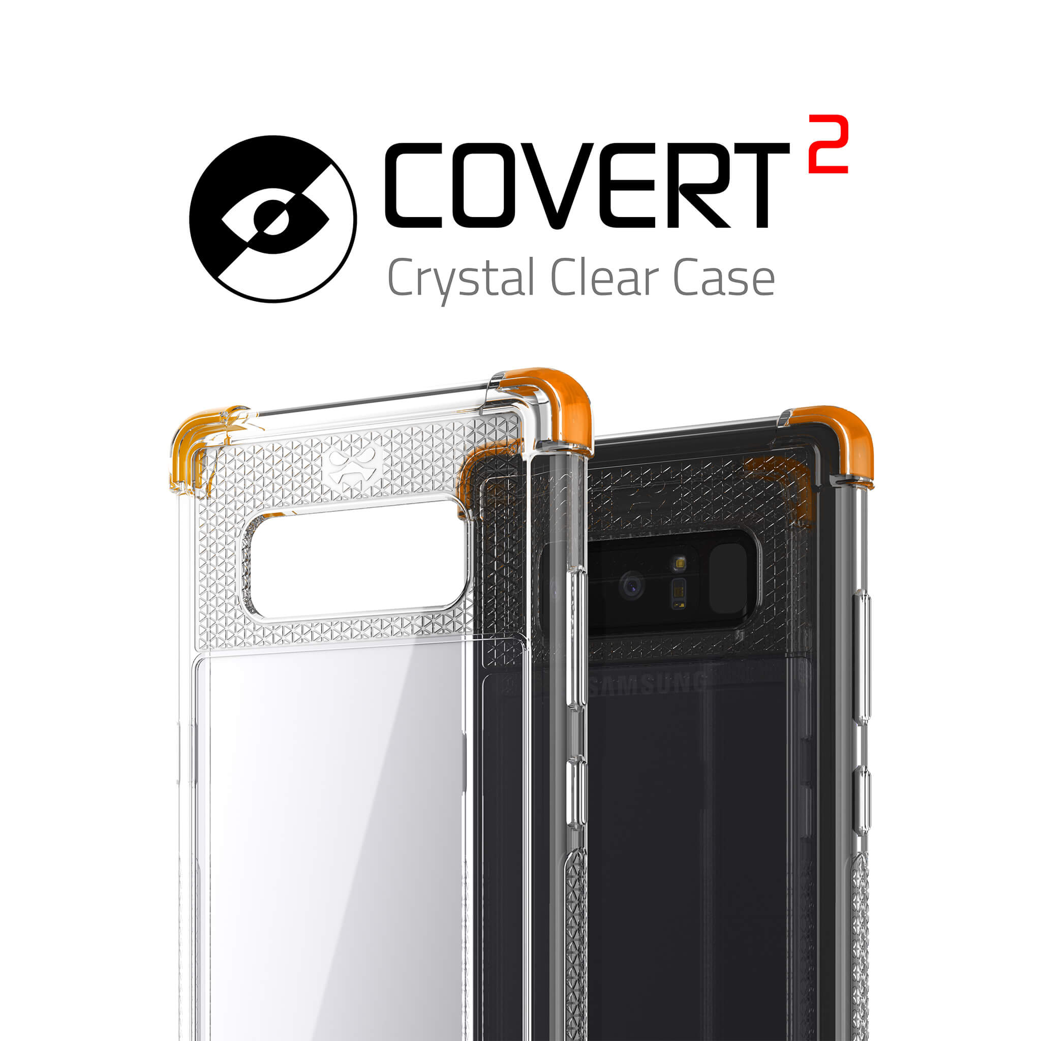 COVERT CLEAR Cases for Note 8