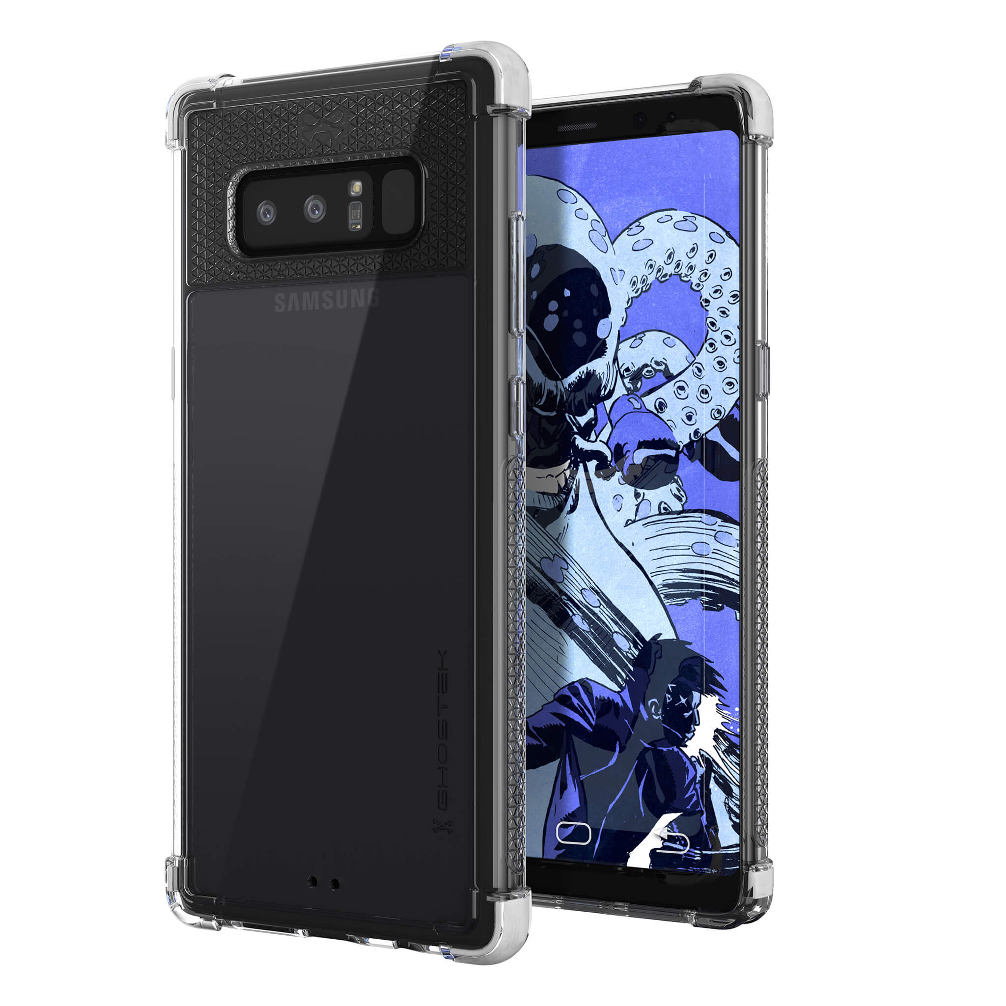 COVERT CLEAR Cases for Note 8