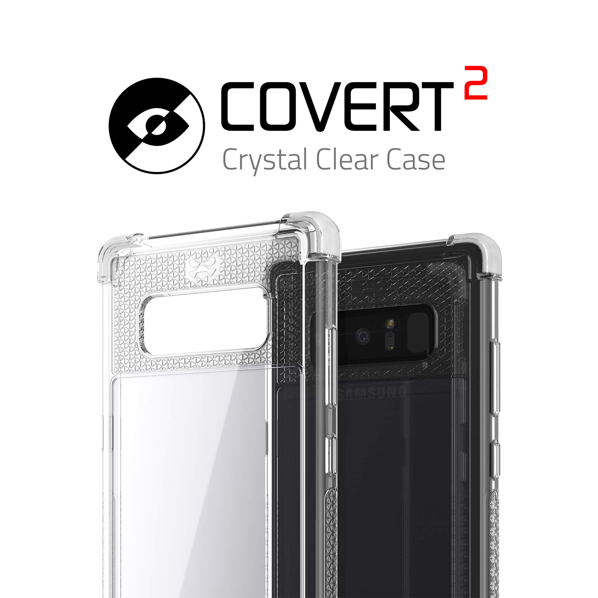 COVERT CLEAR Cases for Note 8
