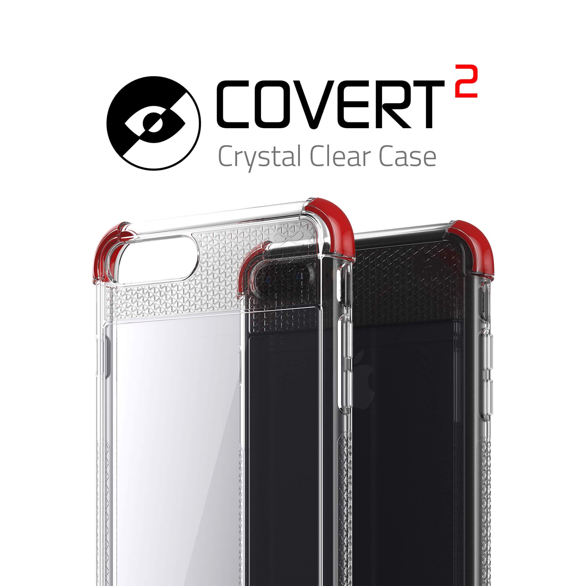 COVERT CLEAR Cases for iPhone SE / 8 Plus