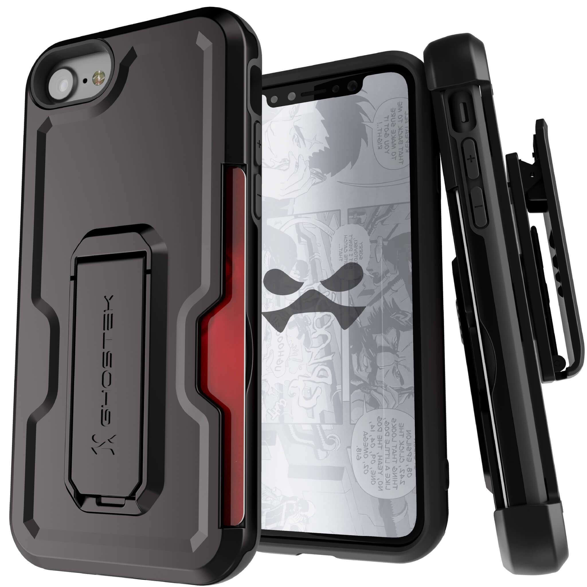 Iron Armor Series iPhone 7 Plus / 8 Plus Cases with Belt Clip