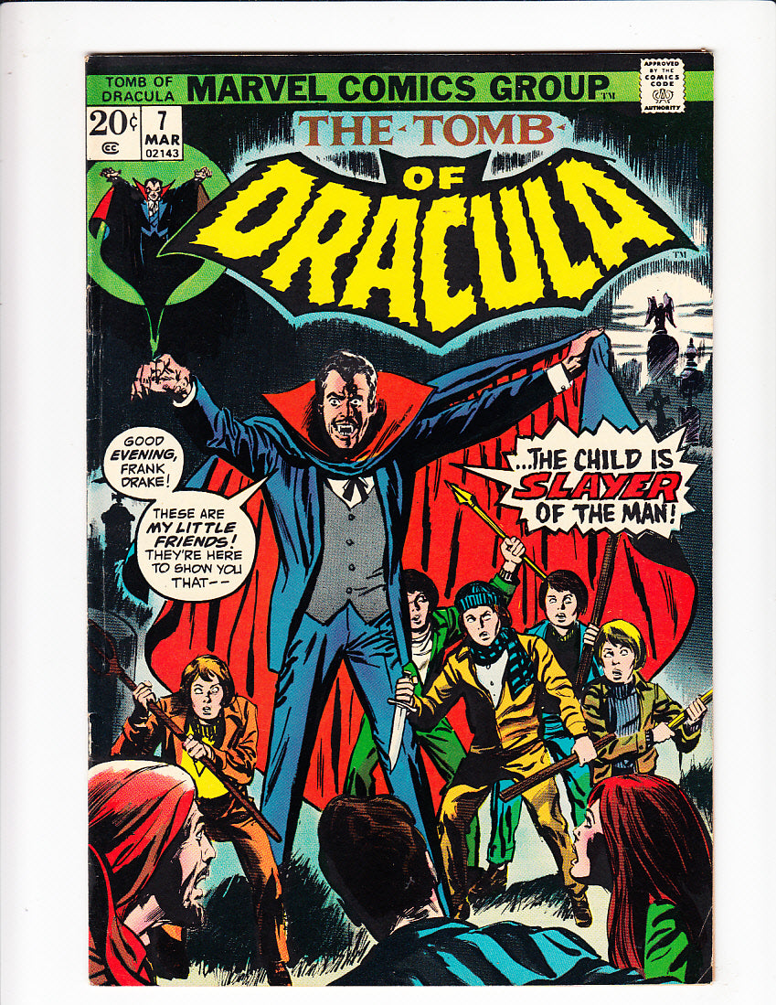 1972 The Tomb of Dracula 5, 6, 7 FN/VF 7.0 AVG LOT