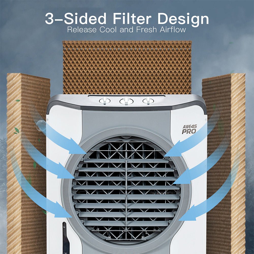 4-In-1 Portable Indoor Outdoor Evaporative Air Cooling Fan, 9740 CFM (91025436)