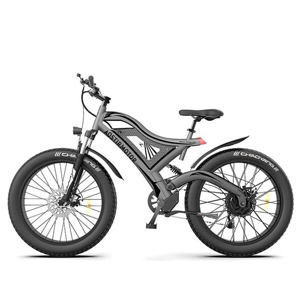 AOSTIRMOTOR S18 48V/15Ah 750W All Terrain Fat Tire Electric Mountain Bike, 26