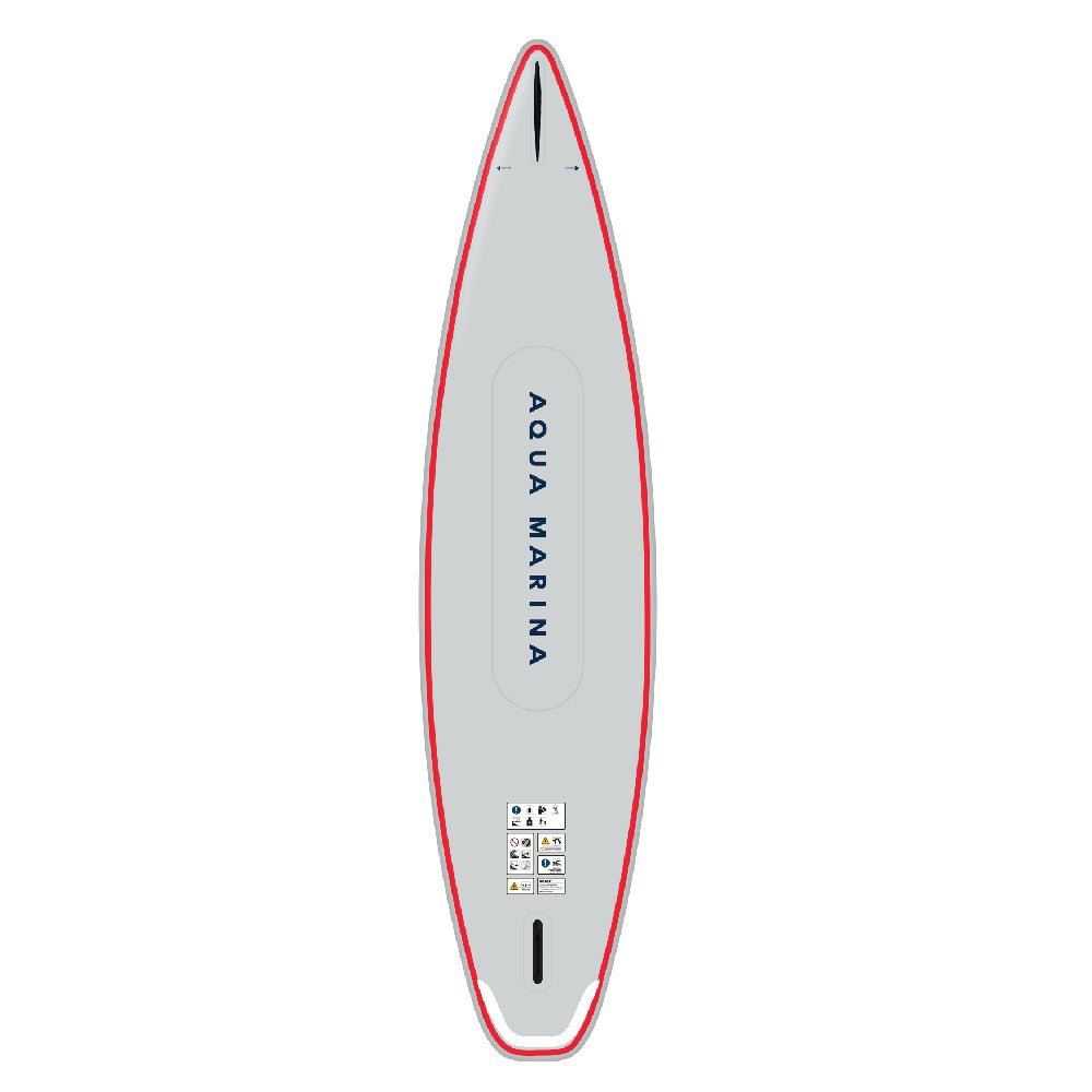 [FREE GIFT - $50 VALUE] AQUA MARINA HYPER BT-23HY02 Navy Touring SUP With Hydrodynamic Rail Edges & Adjustable Bungee, 12FT (SAK23285)