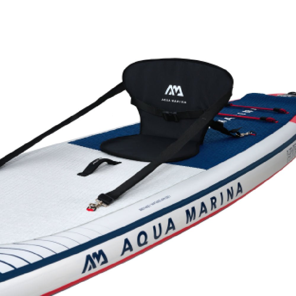 [FREE GIFT - $50 VALUE] AQUA MARINA HYPER BT-23HY02 Navy Touring SUP With Hydrodynamic Rail Edges & Adjustable Bungee, 12FT (SAK23285)