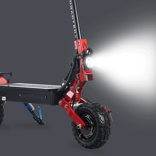 OBARTER X3 48V/21AH 2400W Foldable Electric Off Road Scooter, 53.1