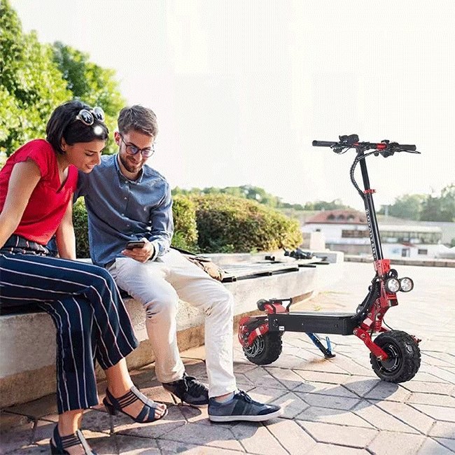 OBARTER X3 48V/21AH 2400W Foldable Electric Off Road Scooter, 53.1