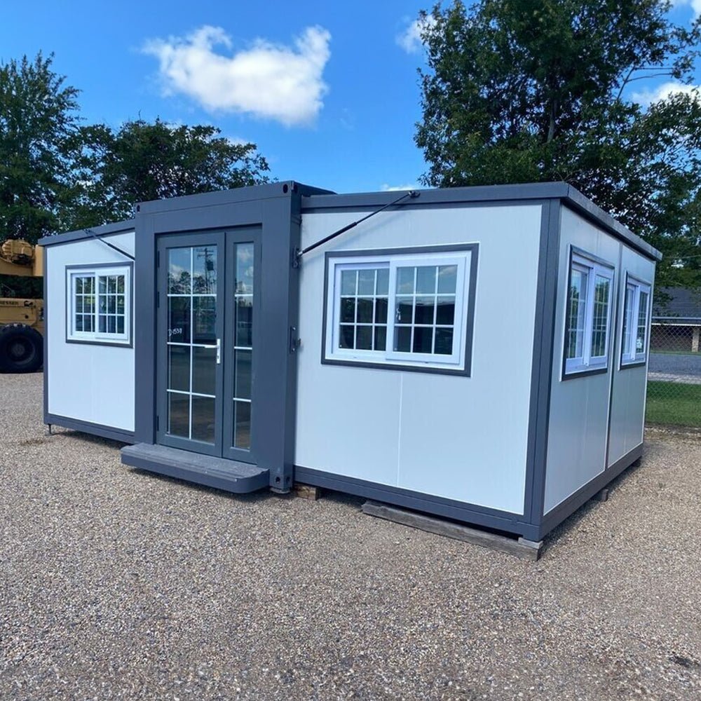 Portable Prefabricated Expandable Tiny House Kit With Restroom, 13x20FT (91735468)