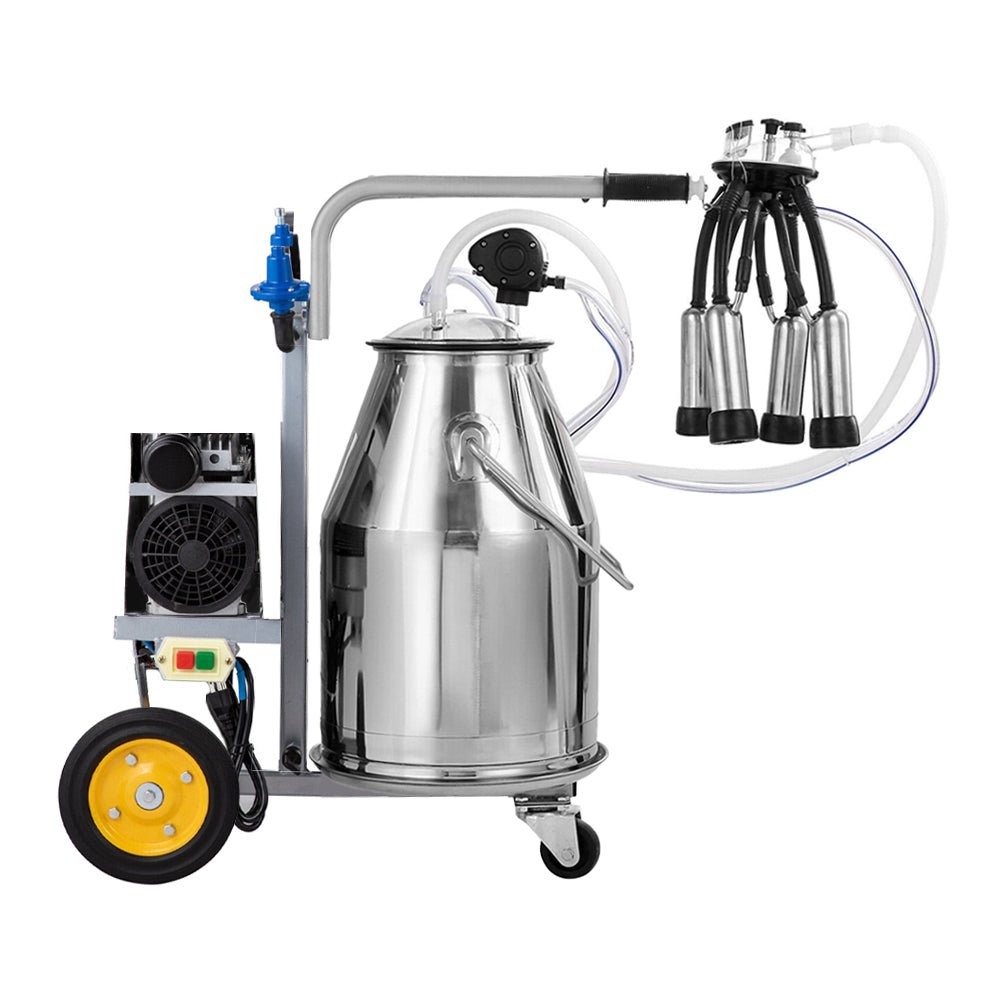 Premium Electric Cow Goat Milking Machine With Milk Bucket, 25L (95138427)