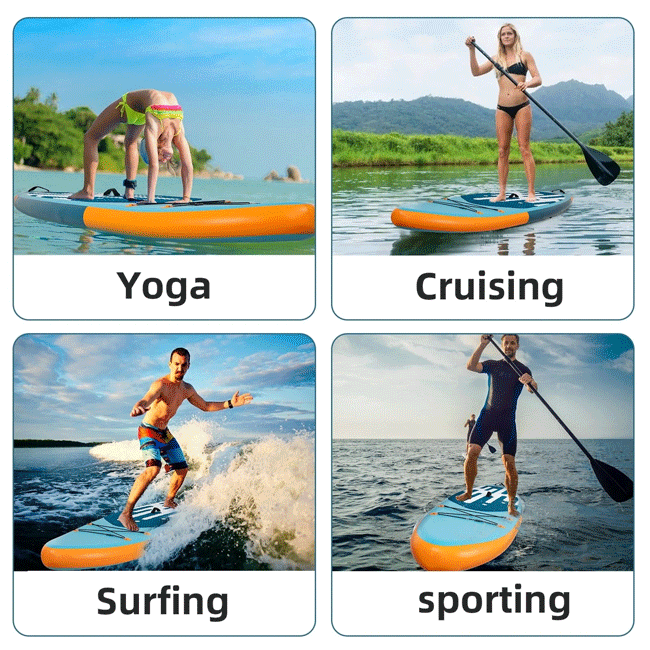 PULUOMIS Inflatable Stand Up Paddle Board W/ Kayak Seat, 10.6FT