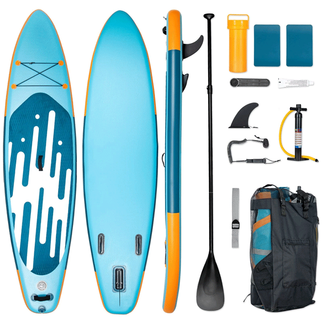 PULUOMIS Inflatable Stand Up Paddle Board W/ Kayak Seat, 10.6FT