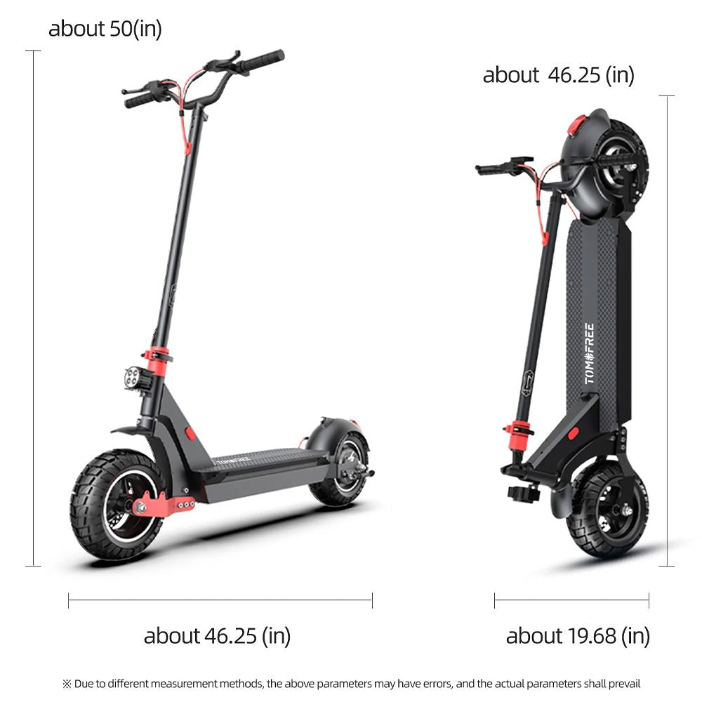 TOMOFREE A11 48V/15Ah Foldable Off-Road Electric Scooter Bike, 800W (91245630)