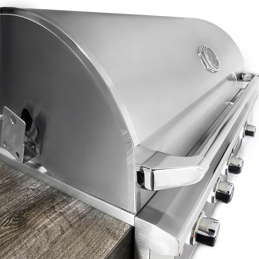 WILDFIRE OUTDOOR LIVING Ranch Pro 304 Stainless Steel Propane Gas Grill, 36