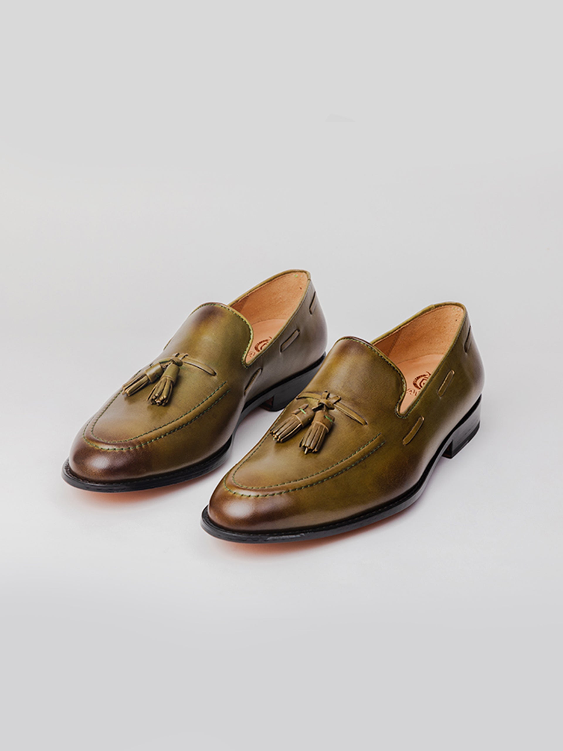 Hudson Tassel Loafer - Olive