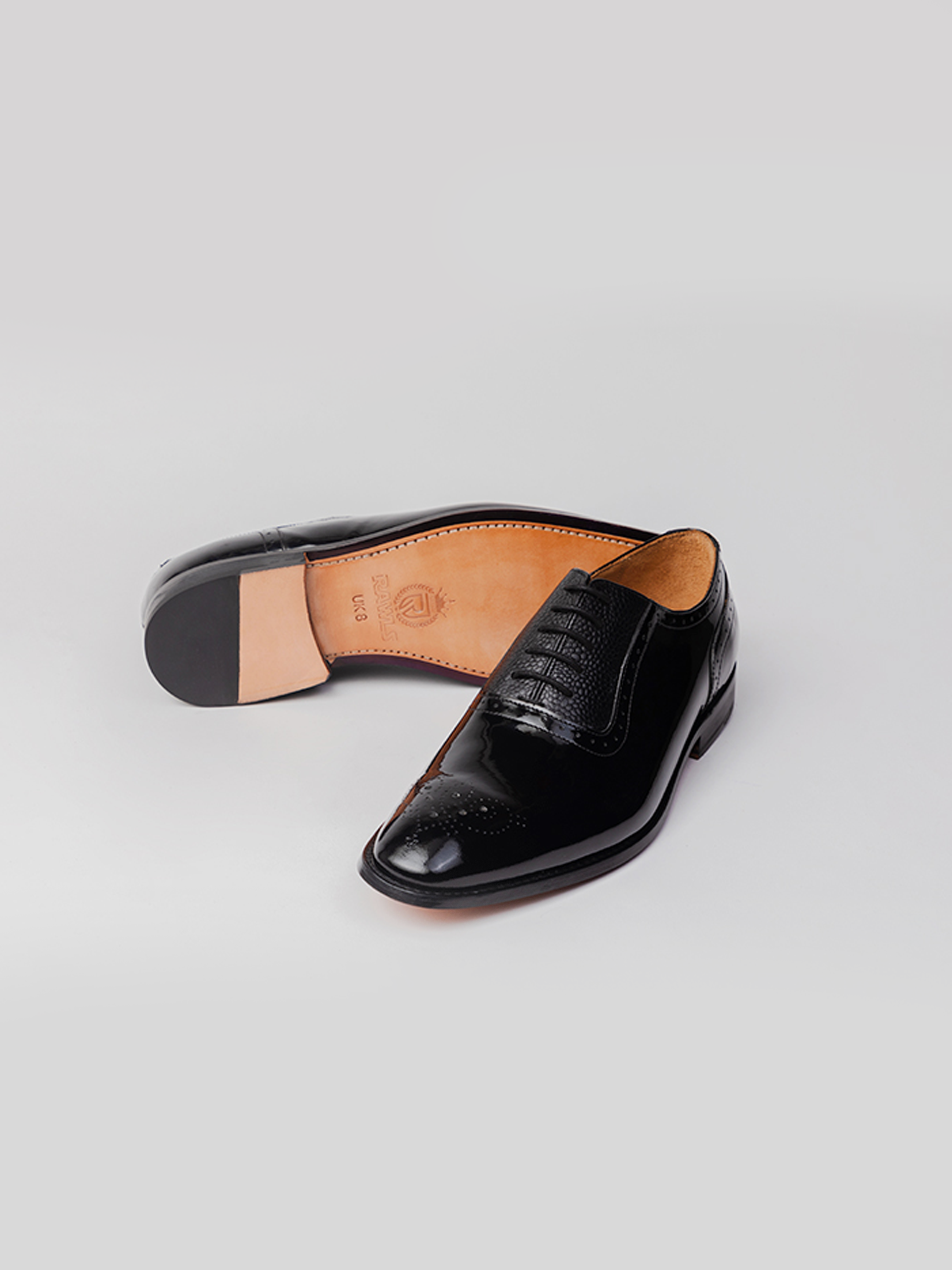 Suave Oxford -Patent Black