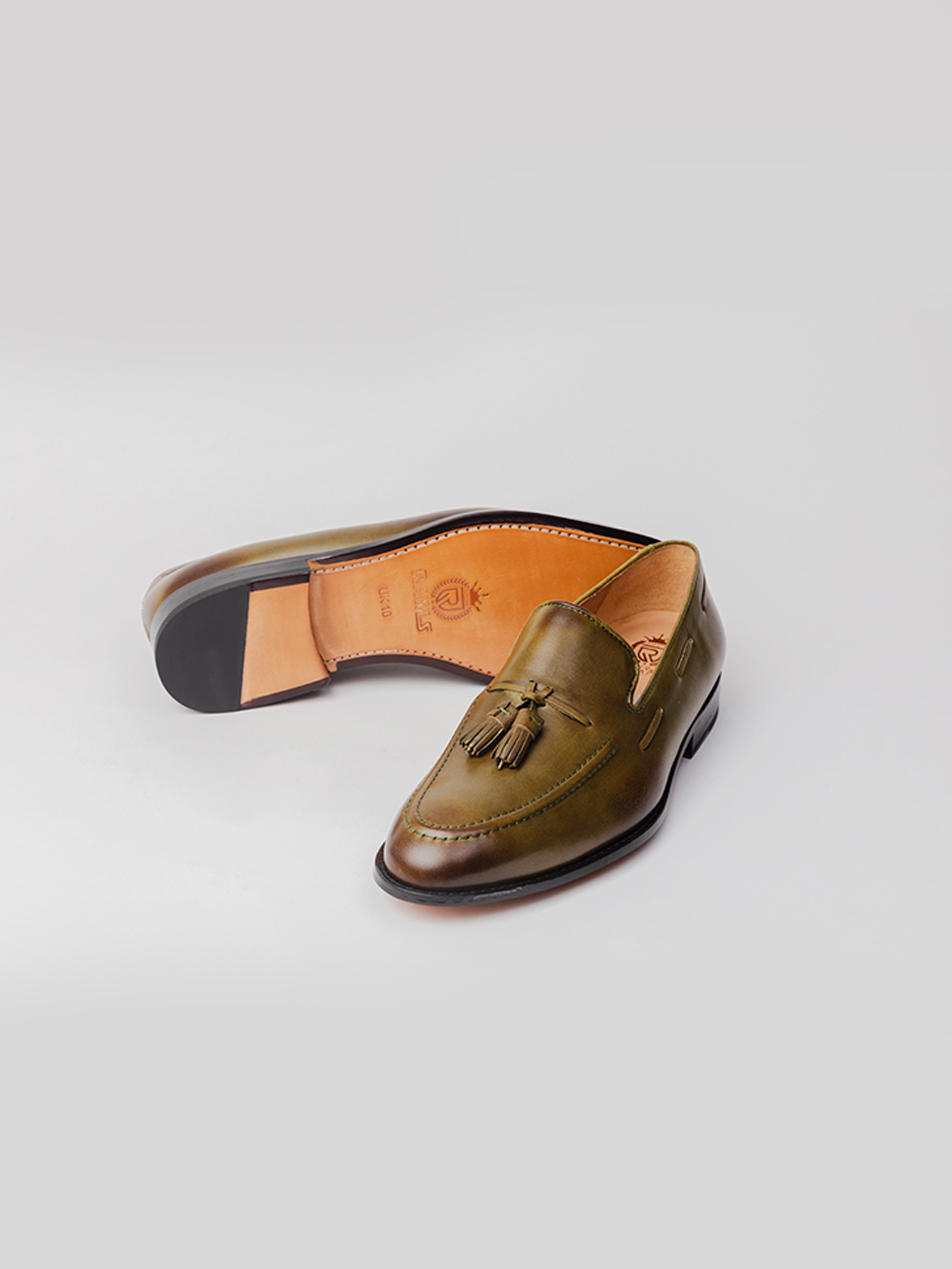 Hudson Tassel Loafer - Olive