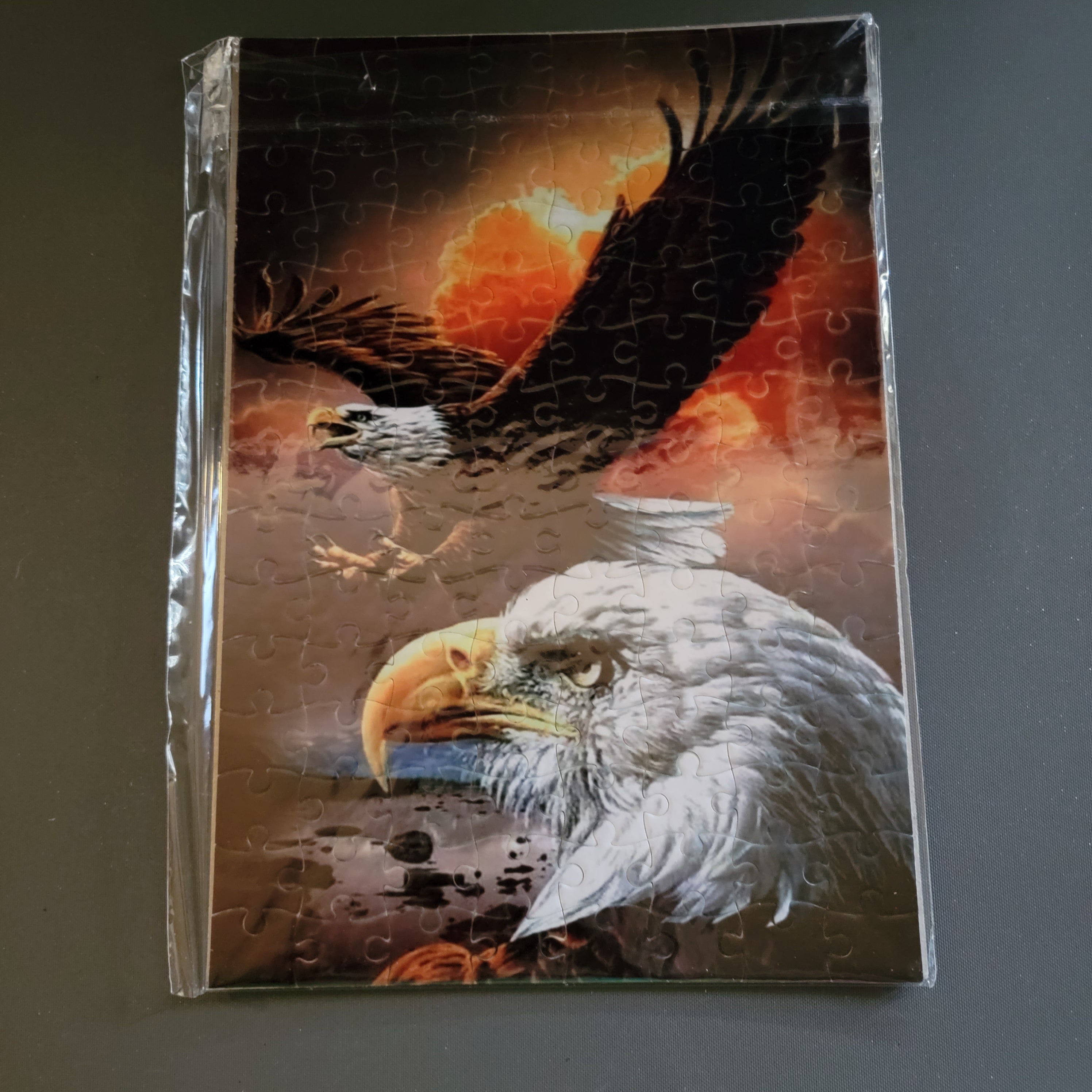 Flying Eagle 120 Piece Handmade Jigsaw Puzzle