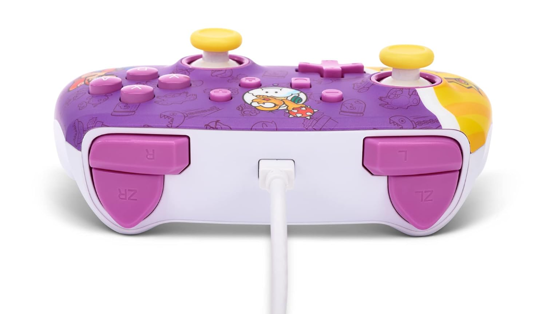 PowerA - Enhanced Wired Controller for Nintendo Switch - Princess Peach Battle