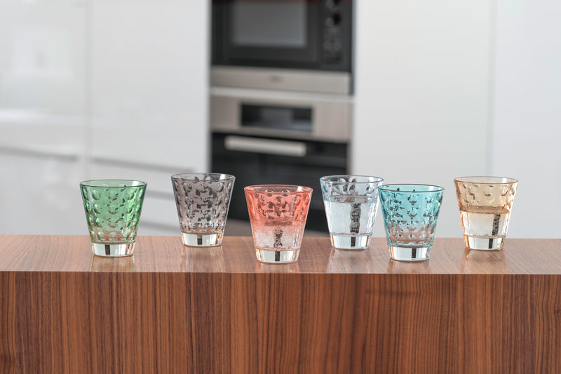Trinkglas OPTIC 215 ml grau FC6115