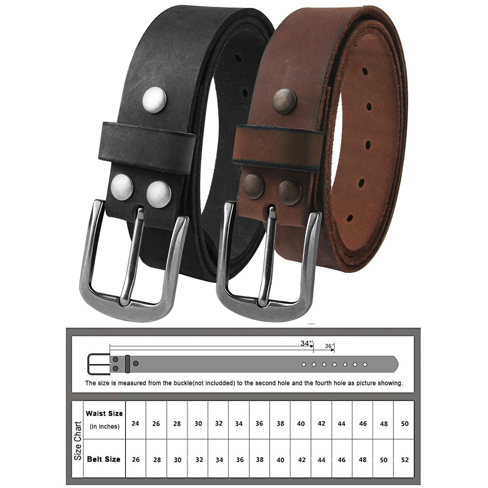 npet leather belt size