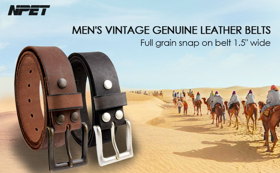 NPET Leather belts