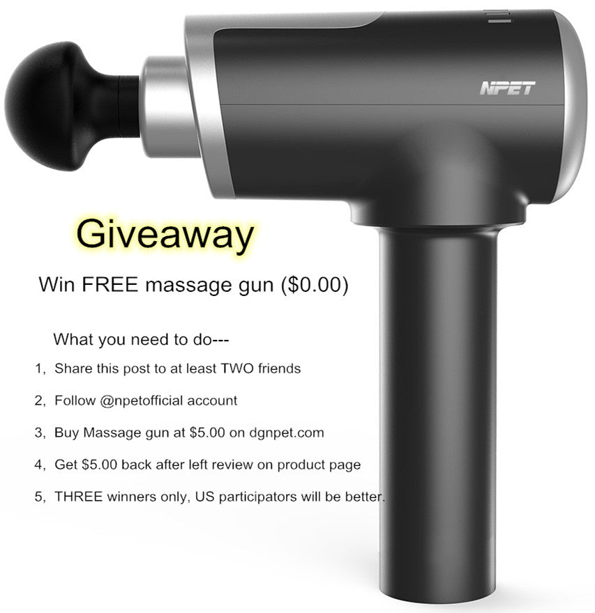 massage gun giveaway