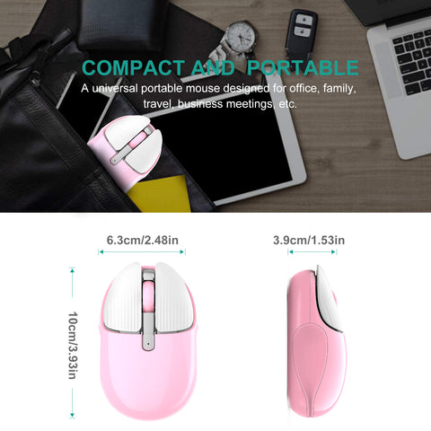 Pink Mouse Size