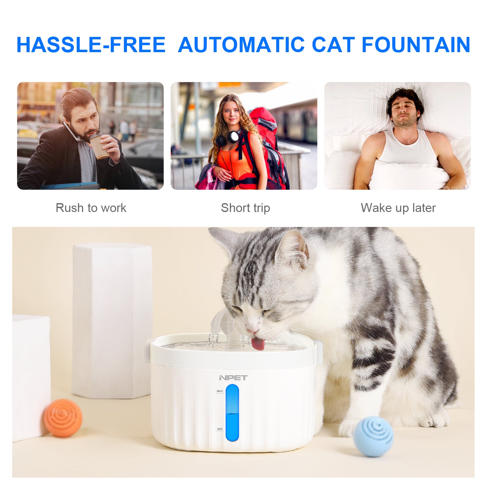 cat water fountain application