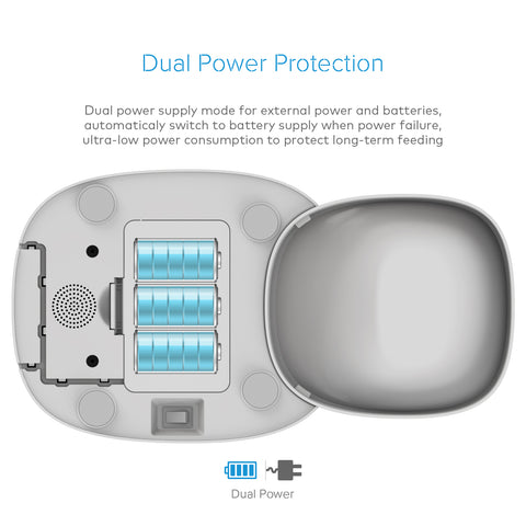 dog food dispenser Dual Power