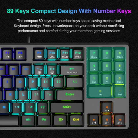keyboard 89 keys