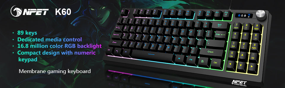 nept K60 gaming keyboard