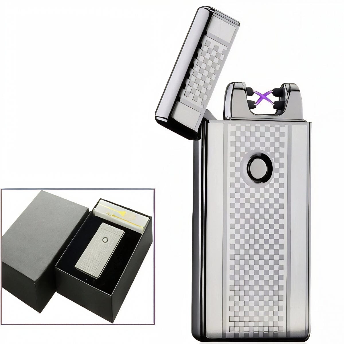 SMAXPro? Rechargeable Electric Lighter: Dual Arc Plasma, Waterproof, Flameless